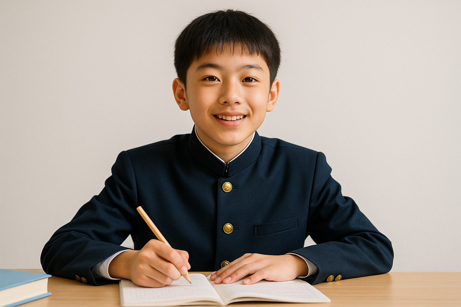 長津田駅前の中学生向け個別指導塾WAMで勉強する生徒